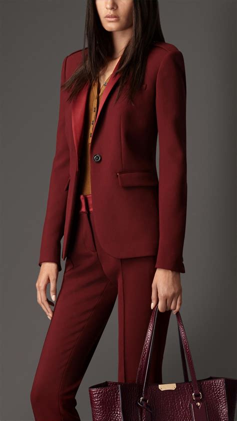 burberry suit womens